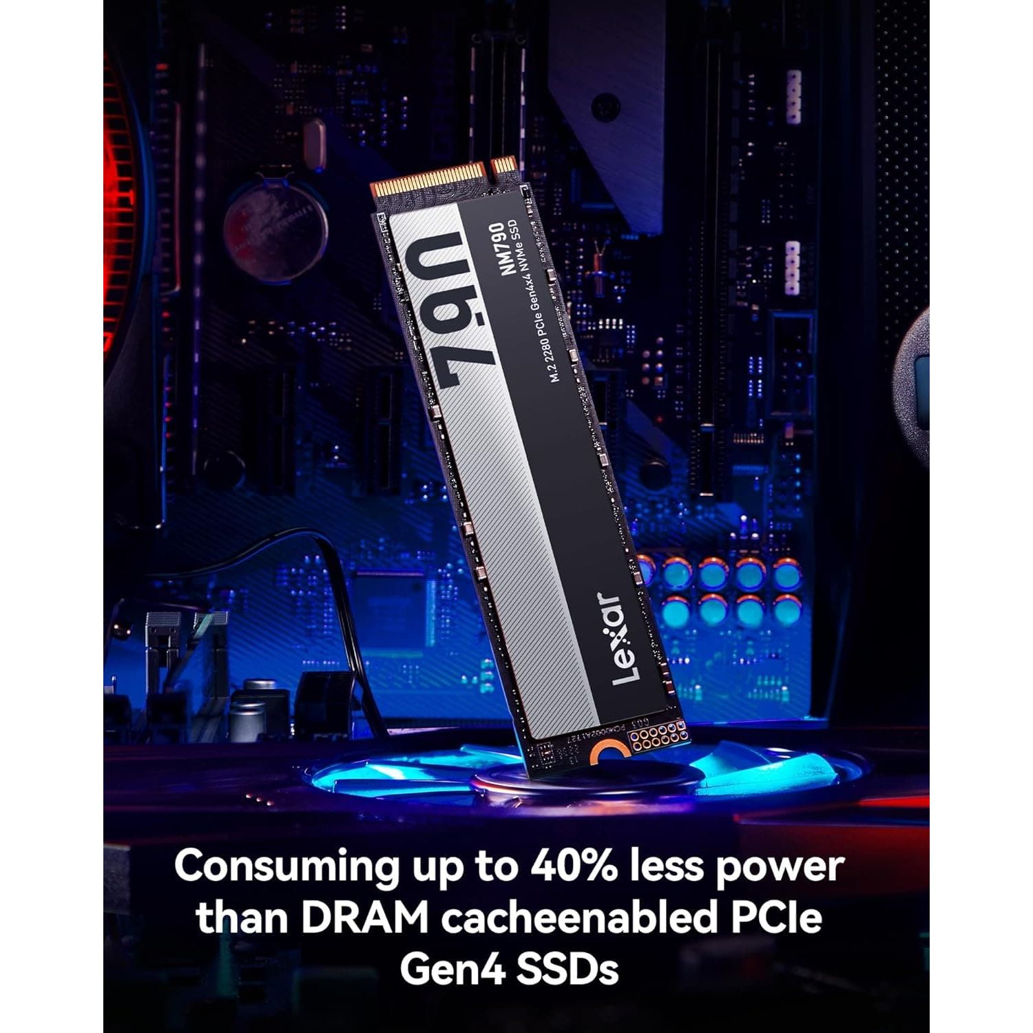 Buy Lexar,Lexar NM790 512GB M.2 PCIe Gen4x4 NVMe SSD - Up to 7200MB/s Read, 4400MB/s Write for PS5, PC & Laptop - Gadcet UK | UK | London | Scotland | Wales| Ireland | Near Me | Cheap | Pay In 3 | Computer Components